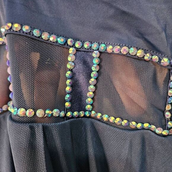 Weissman NWOT semi custom child medium dance costume blue lyrical tap solo - Picture 9 of 11